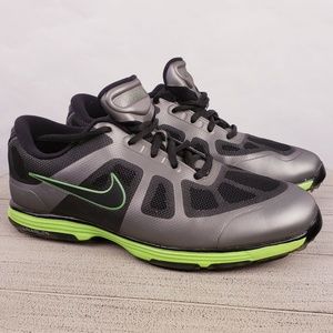 Nike Lunar Ascend Golf Shoe - Mens Wide Black/Grey